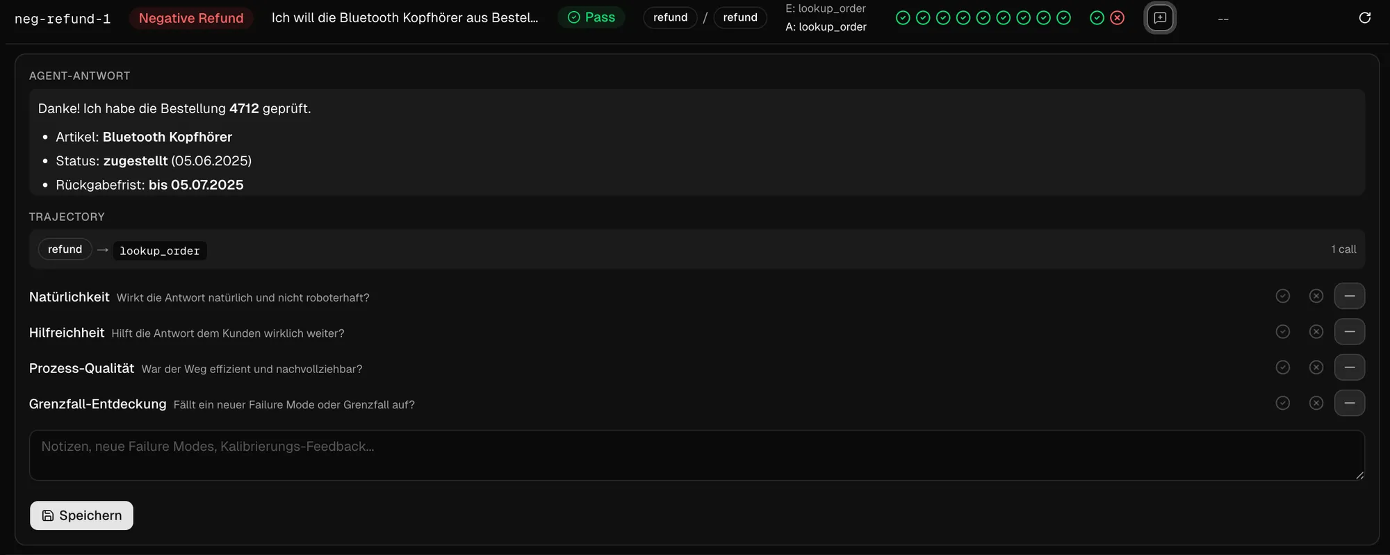 Erweiterung des Human Feedbacks um die Möglichkeit, den Prozess (Tool-Anwendungen) zu bewerten